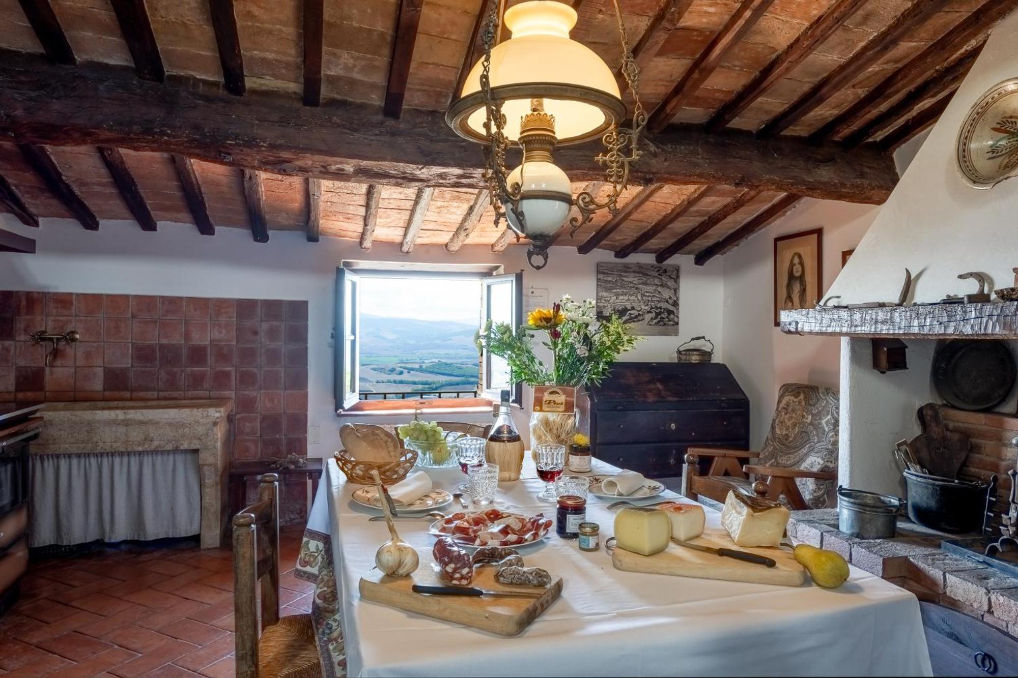 Artistica Pienza - Breathtaking Val D'Orcia View Apartment Bagian luar foto