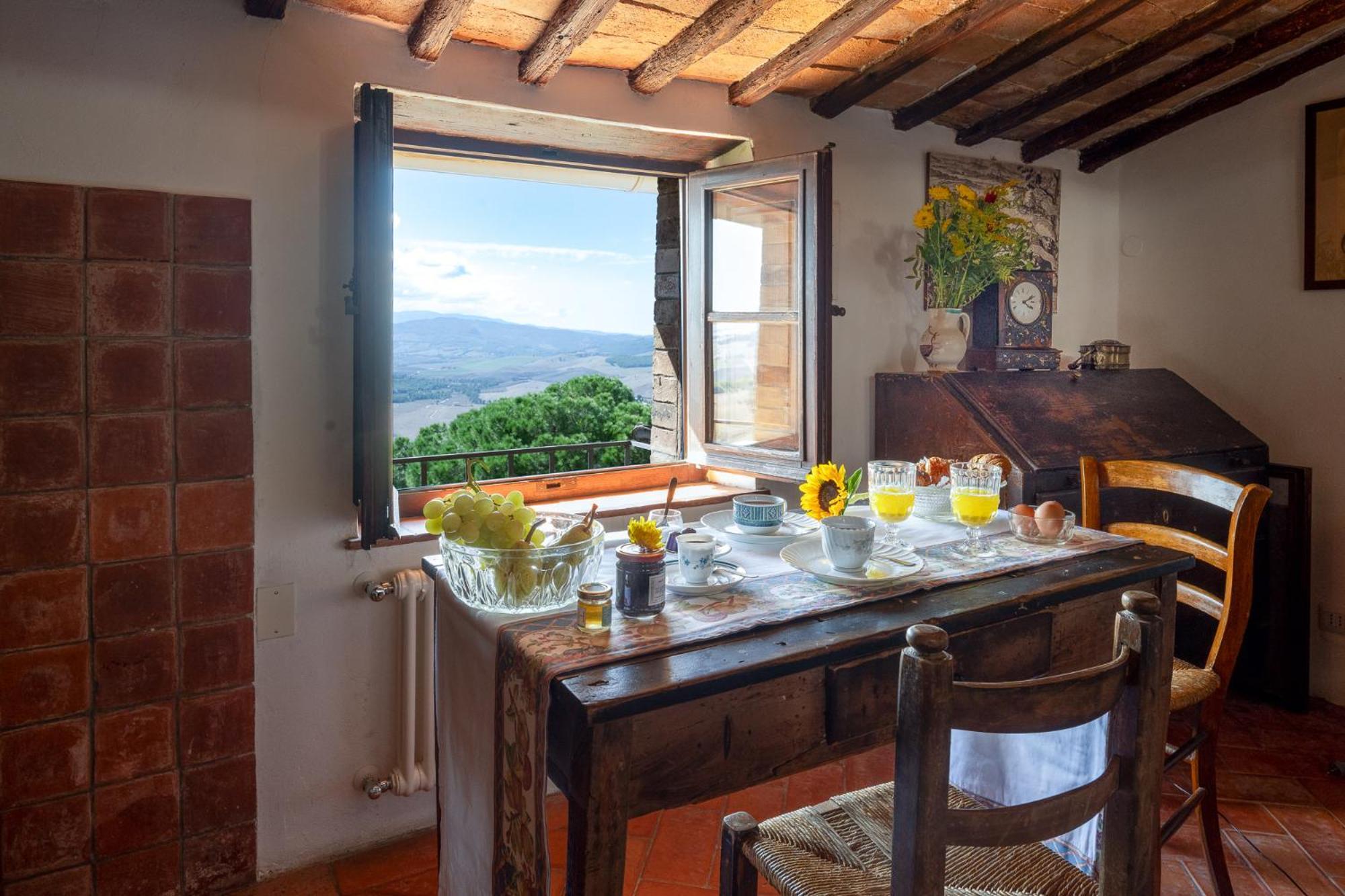 Artistica Pienza - Breathtaking Val D'Orcia View Apartment Bagian luar foto