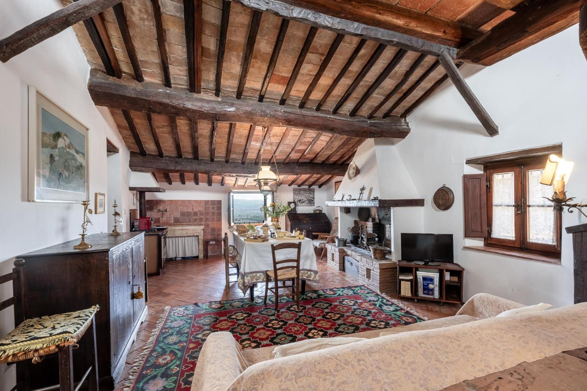 Artistica Pienza - Breathtaking Val D'Orcia View Apartment Bagian luar foto