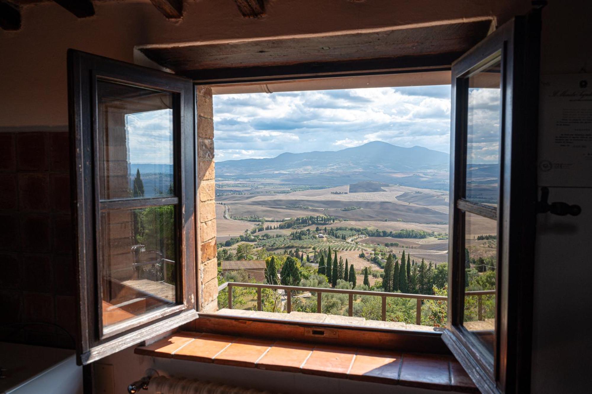 Artistica Pienza - Breathtaking Val D'Orcia View Apartment Bagian luar foto