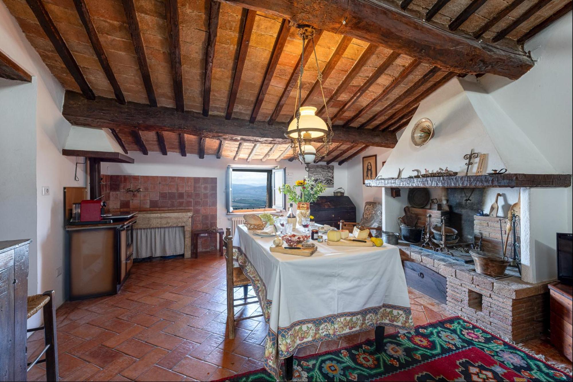 Artistica Pienza - Breathtaking Val D'Orcia View Apartment Bagian luar foto